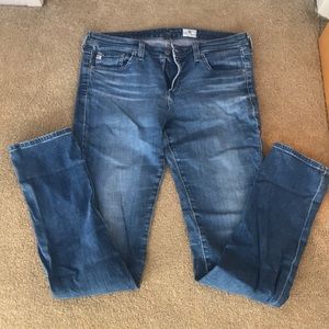 Adriano Goldschmied straight leg jeans.